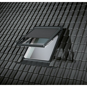 Raccord d'étanchéité EDW SK06 gris pour fenêtre de toit haut. 118 x larg. 114 cm