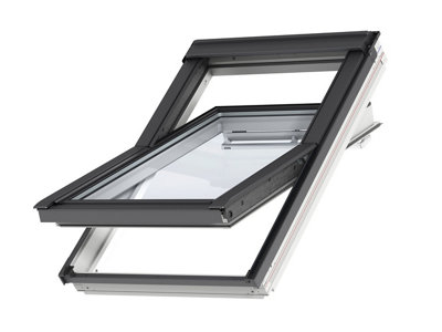 Fenêtre de toit à rotation VELUX Standard Whitefinish bois peint en . 114 x H. 118 cm GGL 2054 SK06 - vue 2