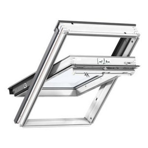 Fenêtre de toit standard en bois GGL SK06 blanc - 118 x 114 cm