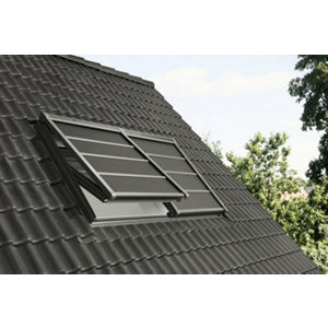 Volet extérieur souple en toile noir 78X98 cm "SSS MK04"