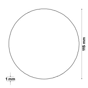Disques à tronçonner les métaux-inox qualité Pro Ø 115 x 1 x 22, 23 mm