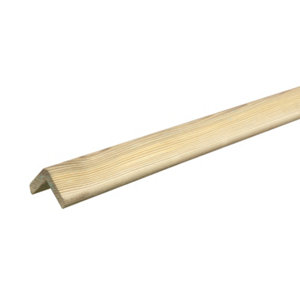 Moulure d'angle en bois -  2,4M 4,6X4,6CM