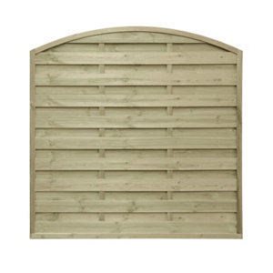 Panneau en bois naturel arc - 180 X 180. Ep. 28 mm.