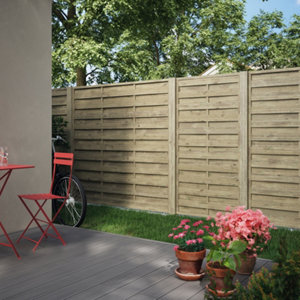 Panneau en bois vert - H. 180 x L. 180 x EP. 3,5 cm