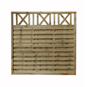 Panneau bois motif croix 180 x 180 cm x Ep. 35 mm