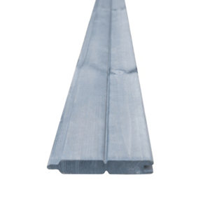 Lame de clôture pin gris L. 180 cm x l. 14,7 cm x Ép. 2,5 cm