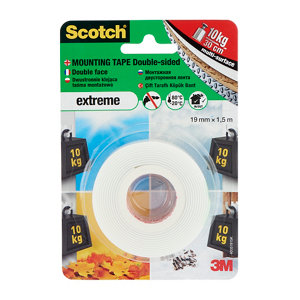 Adhésif double face extrême 1,5m x 19mm