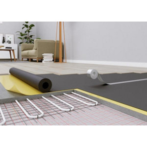 Sous-couche en rouleau pour sol pvc - 1mm 12,5M2