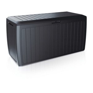 Coffre de jardin gris anthracite - 280 L
