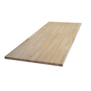 Plan de travail bois de chêne massif  L.180 x P.62 x EP.40 mm