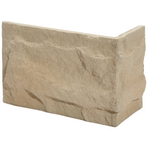 Lot de 7 angles "Roma" couleur bétonl. 28,5 x Ép. 16 à 27 mm