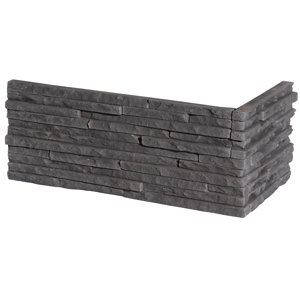 Lot de 8 angles "Palermo" grisl. 55 cm x Ép. 10 à 26 mm