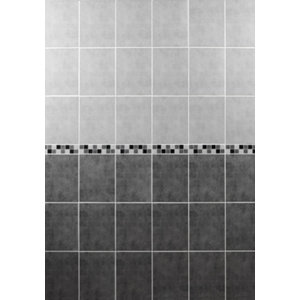 Listel "Loft" gris - l. 6 x L. 25