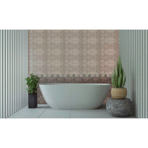 Carrelage mural "Loft" gris foncé - l. 25 x L. 40 cm