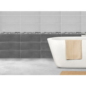 Listel "Happy" gris l.4,5 X L.50 cm