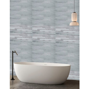 Faïence "Wood" décor assorti  - 20 x 50 cm, Ep. 9,5 cm