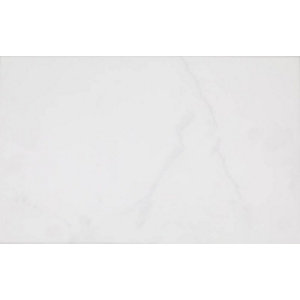 Faience murale blanc 25X40 cm "MIA"