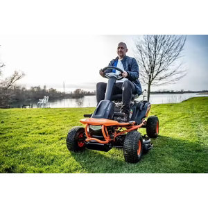 Tondeuse autoportée Yardforce 96 cm batterie 56V mulching 2 en 1