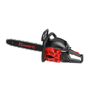 Tronçonneuse thermique 53 cm³ guide 52 cm lubrification automatique chaîne POWER G