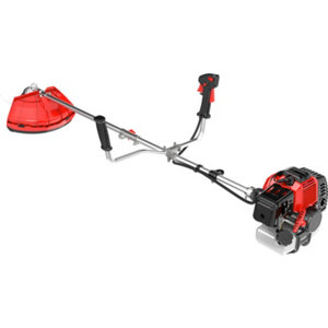 Débroussailleuse thermique 52 cm³ 2 temps lame Tri-Arc et coupe-bordure 43 cm