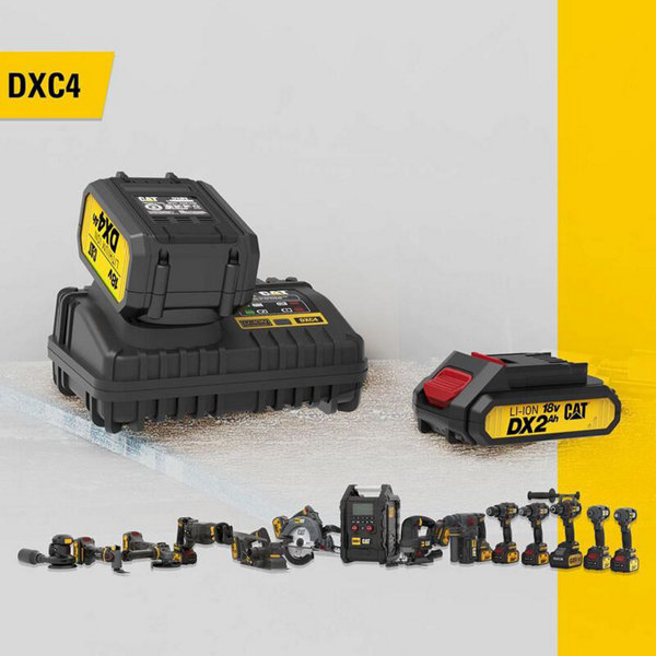 18V 4A Quick Charger-DXC4 - Tension : 100-240V - Brico Dépôt