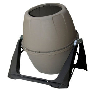 Composteur rotatif en résine marron 180 L