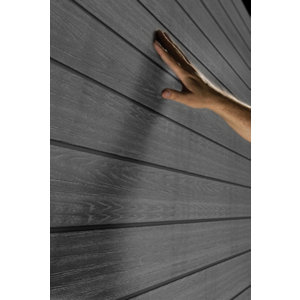 Abri de jardin "NEWTON PLUS 757/775" en résine coloris gris anthracite 5,13 m²