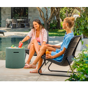 Coffre glacière vert amande concept 3 en 1 "Cool Stool"