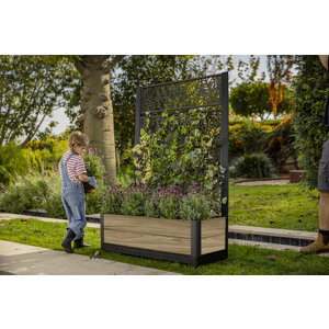 Jardinière en résine 109 x 44 x 155 cm