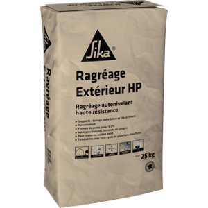 Ragréage extérieur autolissant P3 non fibré 25 kg