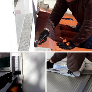 Bande d'étanchéité grise tous supports 10 m x 75 mm