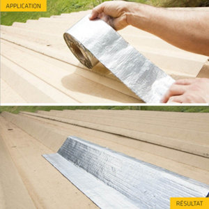 Bande d'étanchéité grise tous supports 3 m x 100 mm