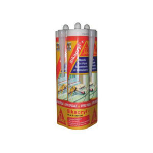 Lot de 3 cartouches mastic acrylique 300 ml
