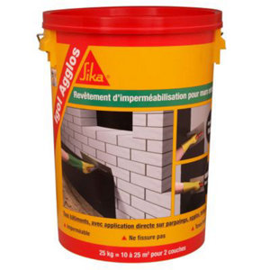 Enduit imperméable pour fondations de type industriel ou agricole 25 litres