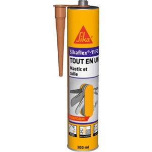 Mastic colle "Sikaflex" 11 FC+ beige  - cartouche 300 ml