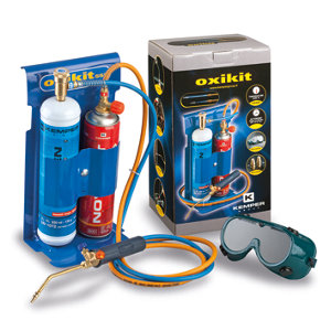 Kit bi-gaz avec chalumeau et buses 3100 °C