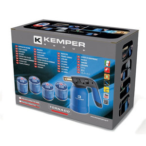 Lampe à souder piezo pour cartouche perçable flamme réglable