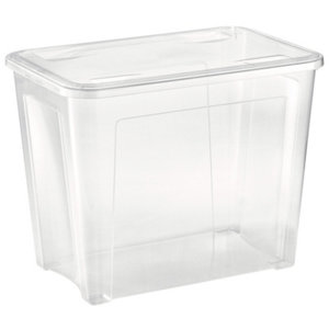 Boite de rangement avec plateau 67 L