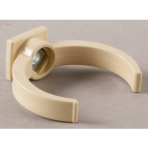Sachet de 3 colliers de fixation pour gouttière en PVC Ø 80 mm sable