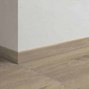 Plinthe de carrelage intérieur grès cérame émaillé beige ASTURIO 7,5 x 62 cm