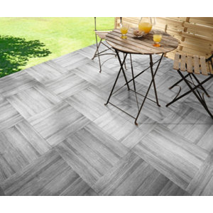  Carrelage de sol extérieur "Cargo" gris - l. 50 x L. 50 cm