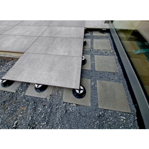 Dalle gris 60 x 60 cm x Ep. 20 mm