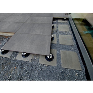 Dalle anthracite 60 x 60 cm x Ep. 20 mm