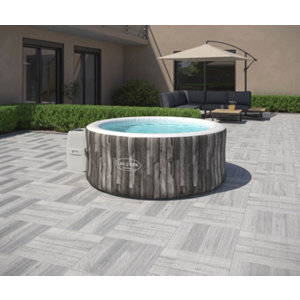 Carrelage de sol extérieur "Cargo" gris - l. 48 x L. 48 cm