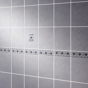 Carrelage gris adriatique en faïence 20x25 cm