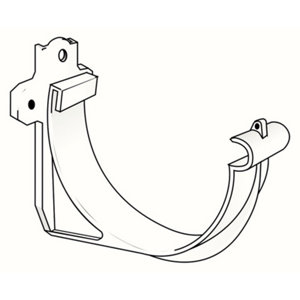 Crochet bandeau en PVC DEV 25 mm blanc