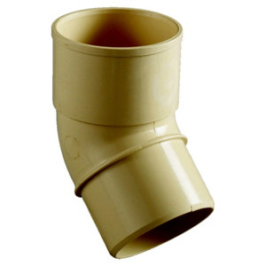Coude en PVC 45 ° sable Ø 100 mm