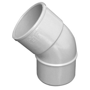 Coude en PVC Dév. 16 mm gris