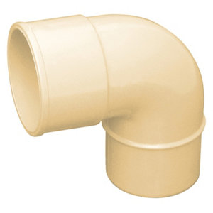 Coude en PVC Dév. 16 mm sable Ø 50 mm