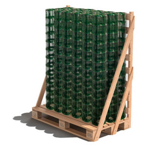 Grillage soudé vert H.150 - maille 100 x 100 mm - 20 m